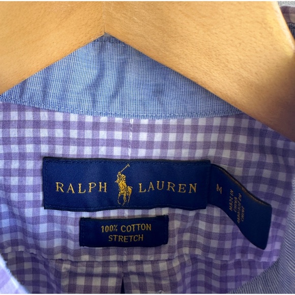 🎉5 for $45🎉 Ralph Lauren Button Up Shirt Man Size M - Picture 4 of 7
